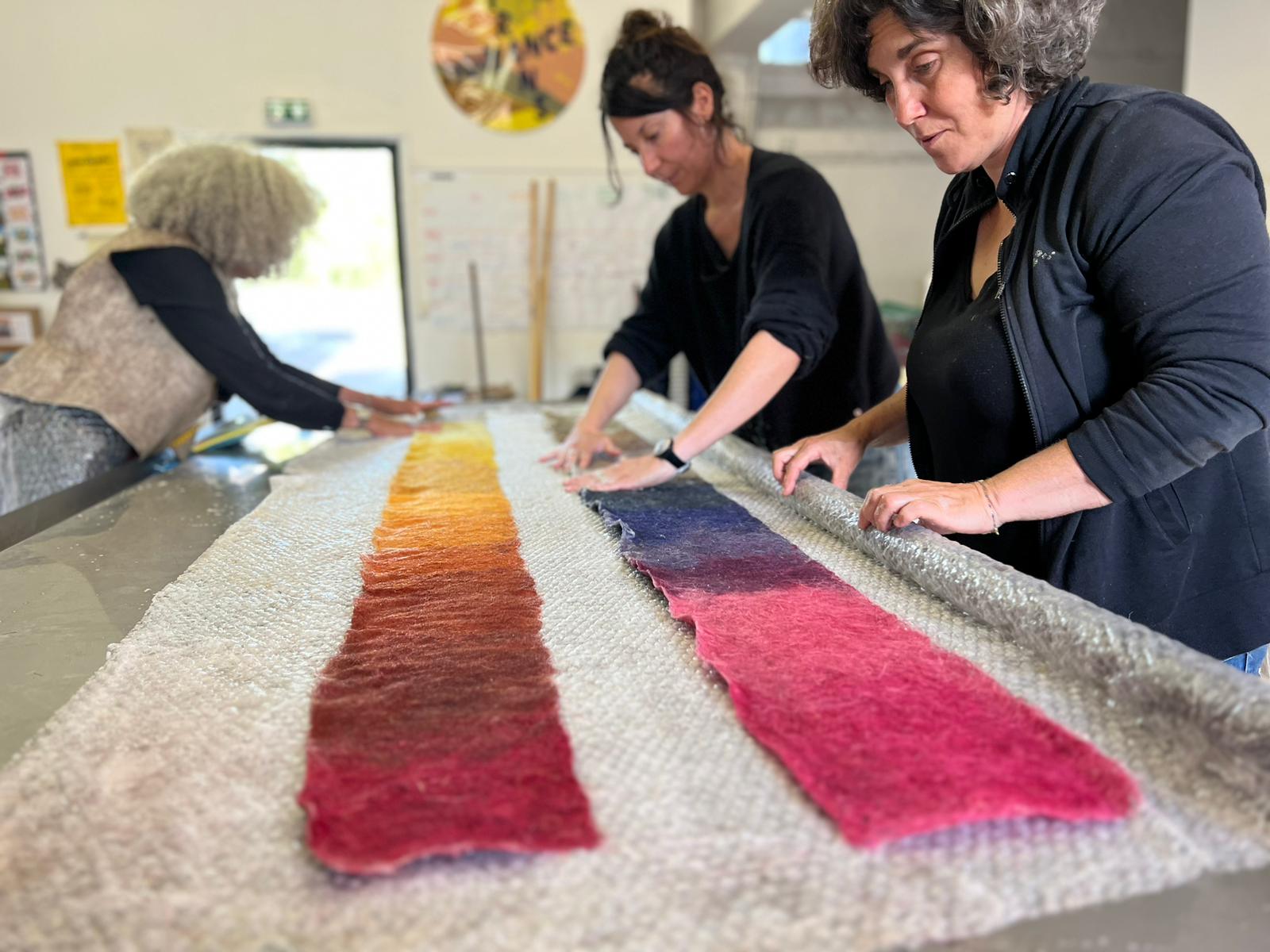 Atelier ouvert au laboratoire textile de TRAM-E